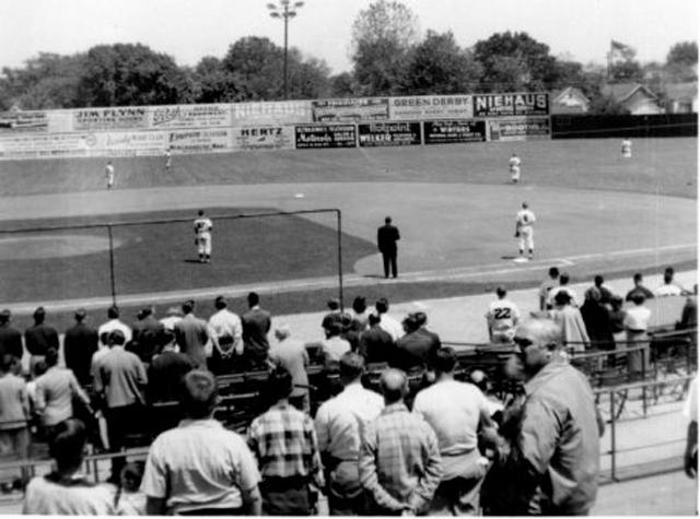 Dayton Indians Playing Baseball in Dayton, 1950
